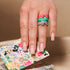 Rinfit Silicone Rings for Women - Round with 2 Stackable Rings